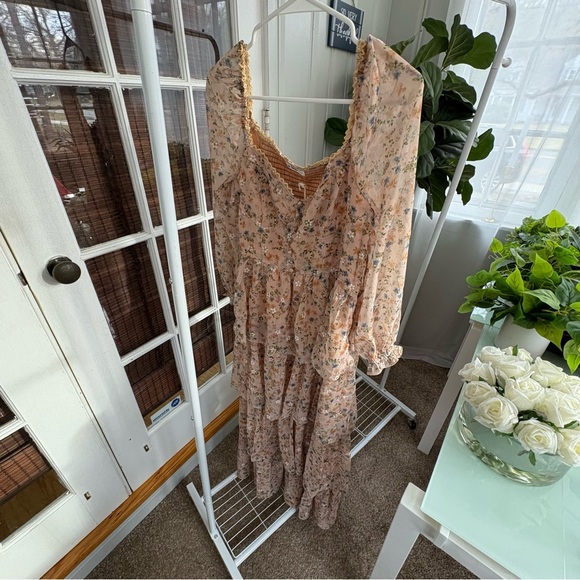 Floral Tiered Maxi Dress, M, NWT - Picture 9 of 15
